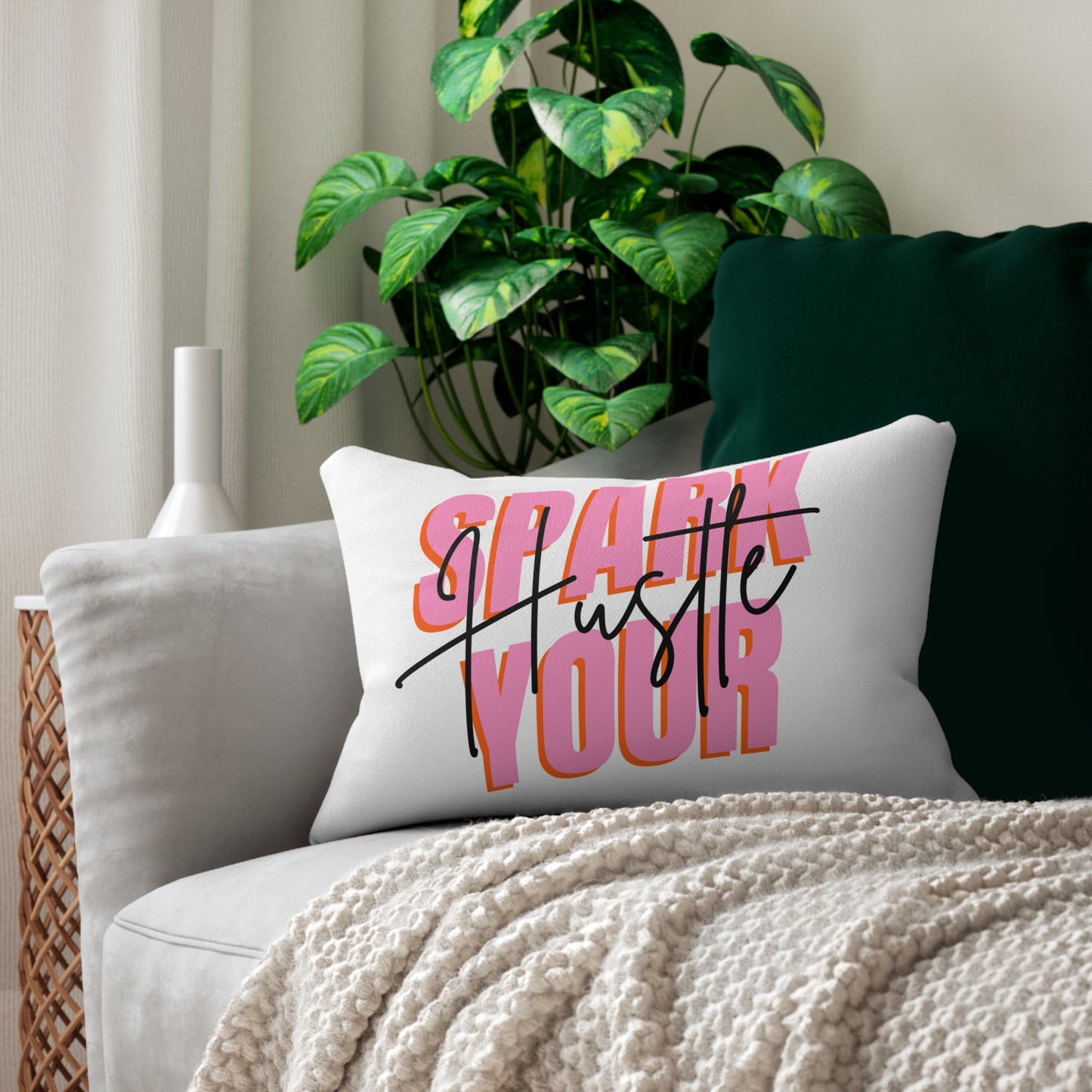 SYH Hustle Babe Pillow